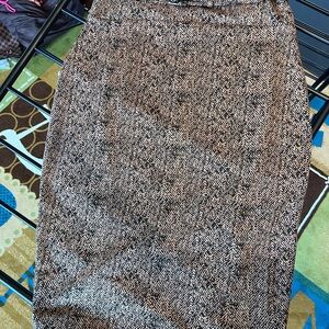 NWT Express Black and Brown Pencil Skirt
